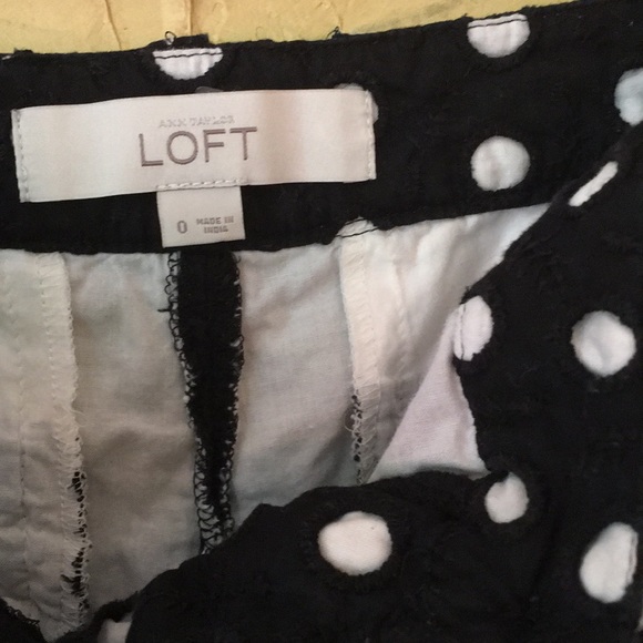 Ann Taylor loft eyelet cotton shorts - Picture 3 of 5